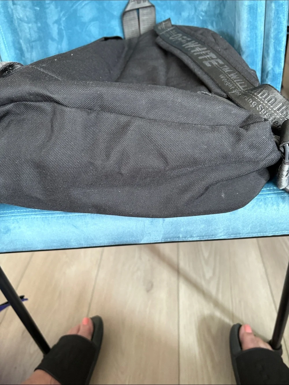 OFFWHITE BLACK  Backpack with Pink Graphic Print - Men's Backpack